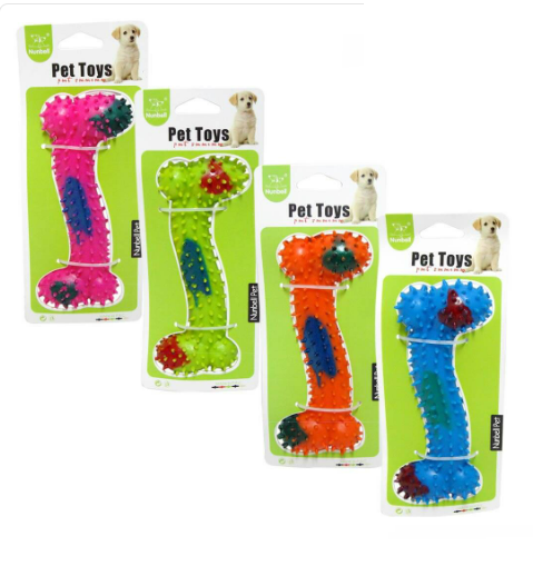 NUNBELL PLASTİK DİKENLİ KEMİK 15CM