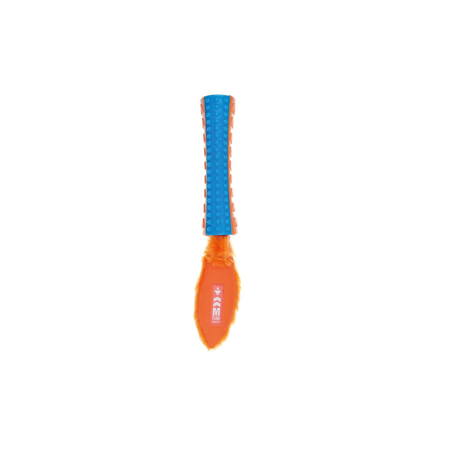 M-PETS ON/OFF FUNSTY KÖPEKLER İÇİN KAUÇUK OYUNCAK BLUE/ORANGE