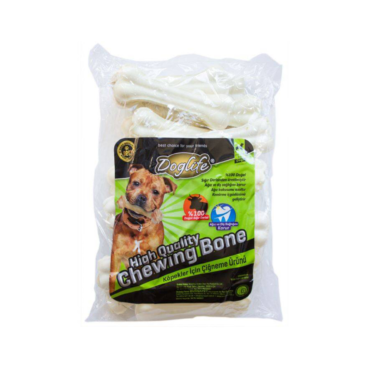 DOGLİFE PRESS KEMİK WHİTE 50GR/AD. 30 LU