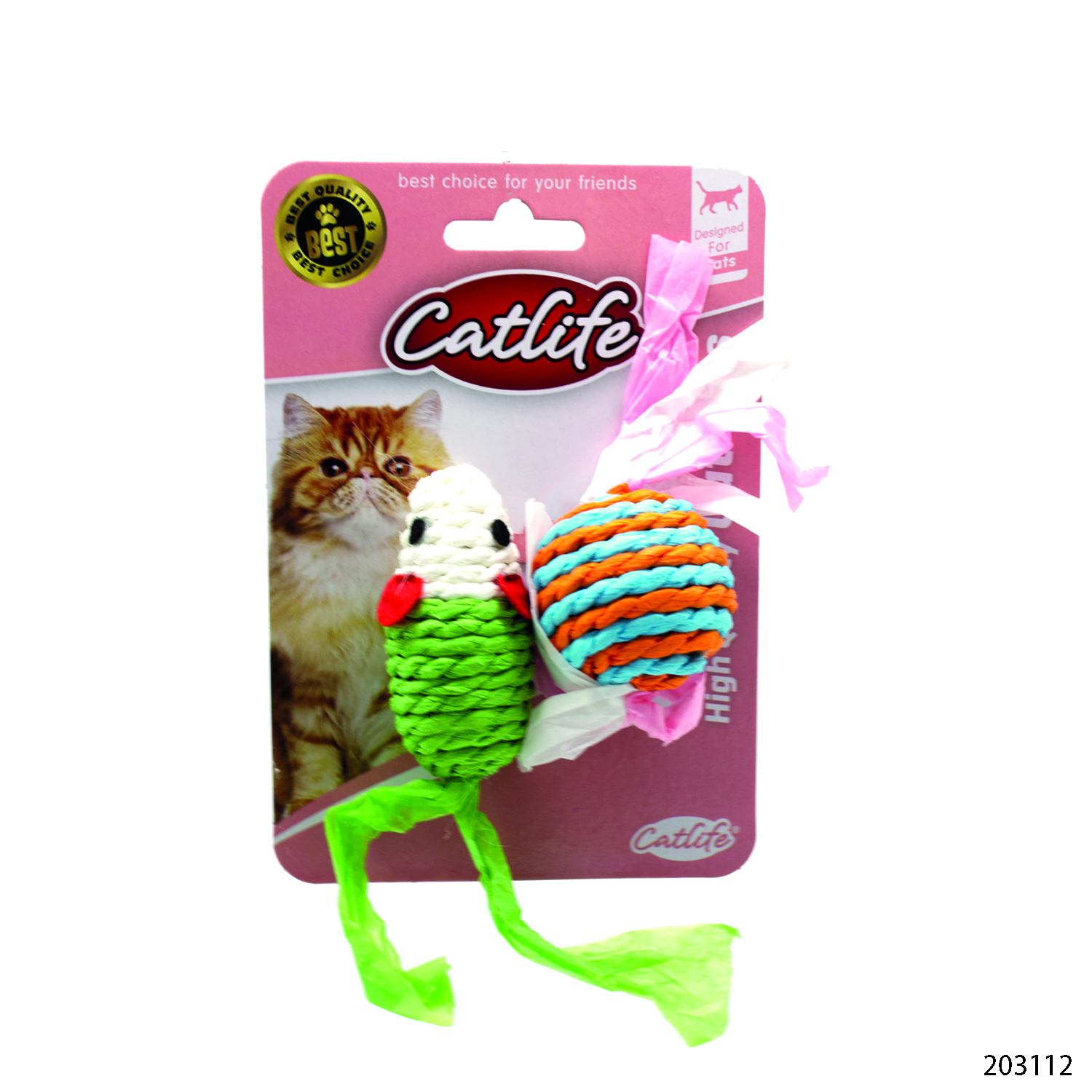 CATLİFE KEDİLER İÇİN FARE ve TOP 2Lİ OYUNCAK