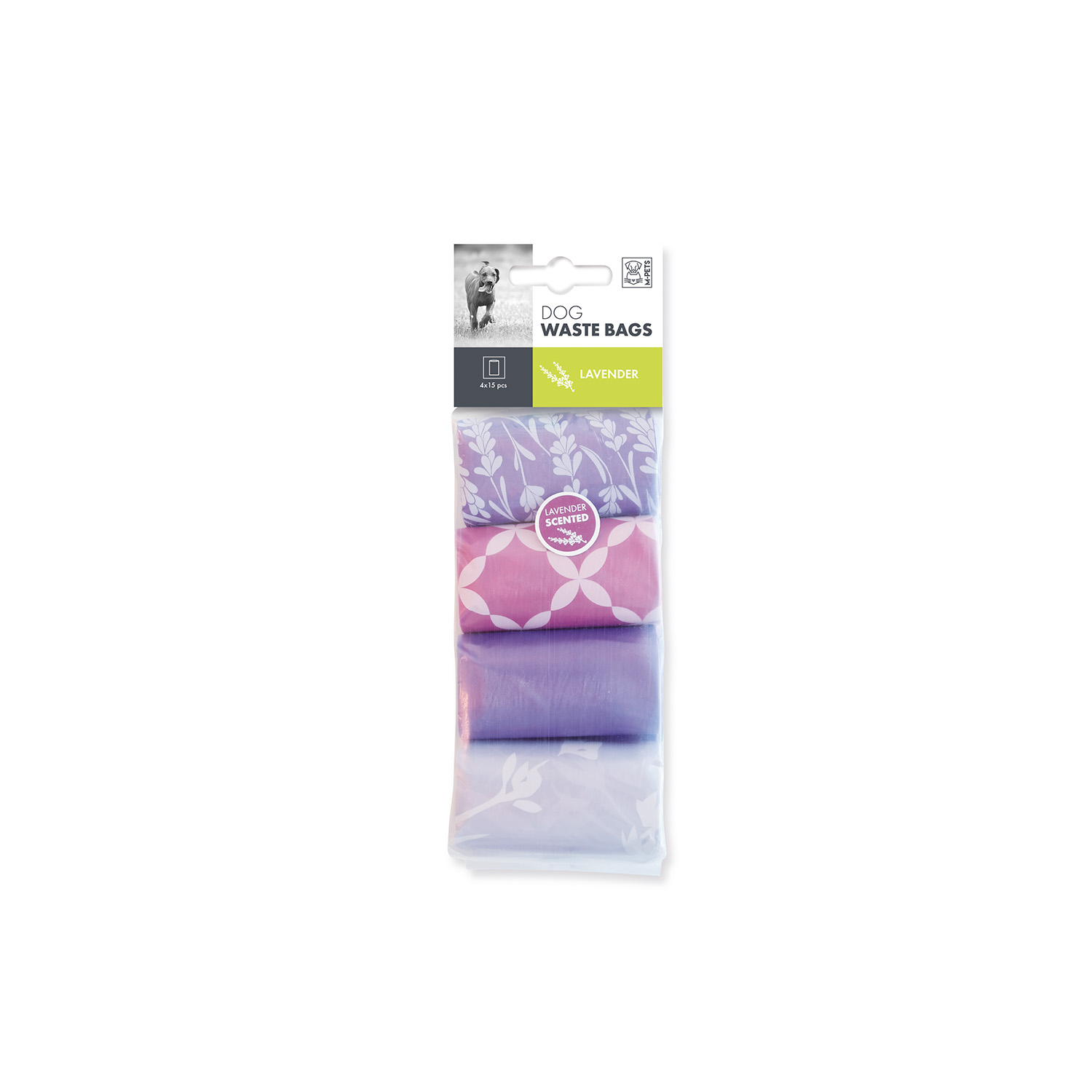 M-PETS DIŞKI TOPLAMA POŞETİ LAVANTALI 4X15PCS