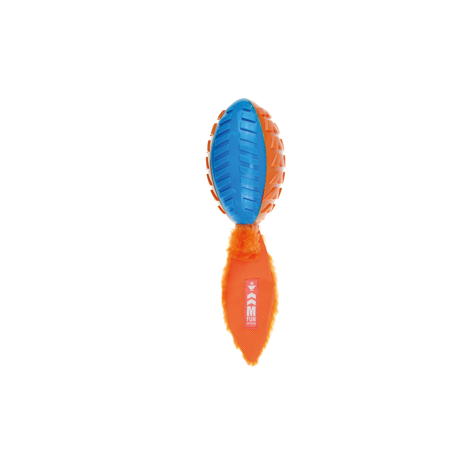 M-PETS ON/OFF SHELLY KÖPEKLER İÇİN KAUÇUK OYUNCAK BLUE/ORANGE