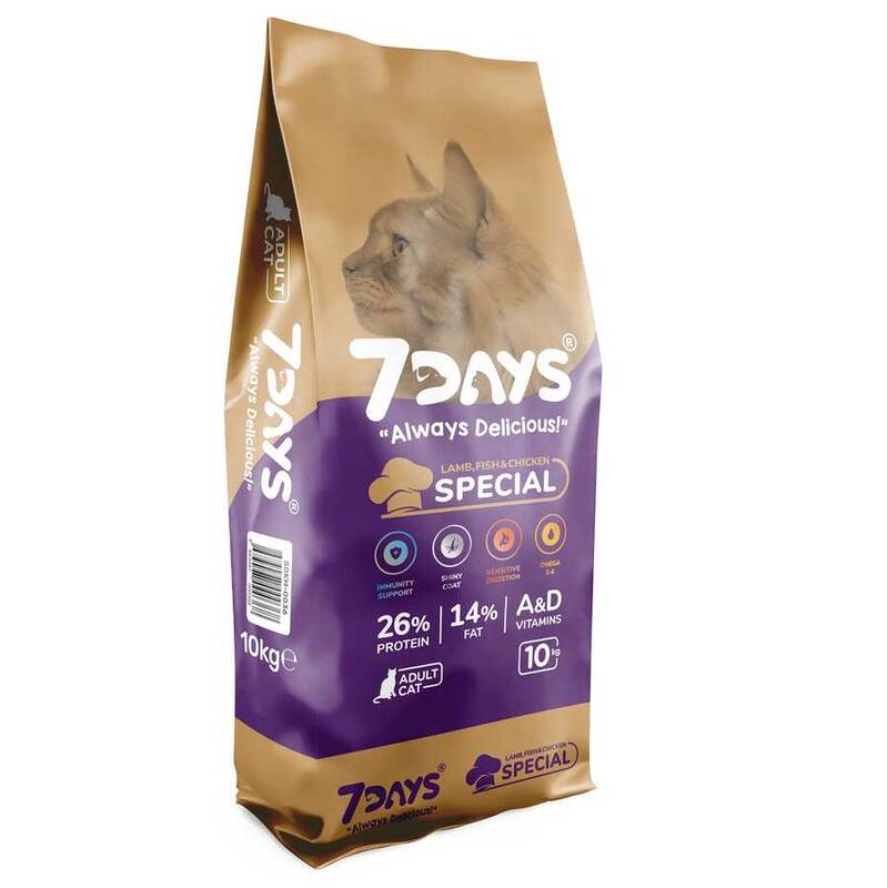 7 DAYS SPECİAL YETİŞKİN KEDİ MAMASI 10 KG