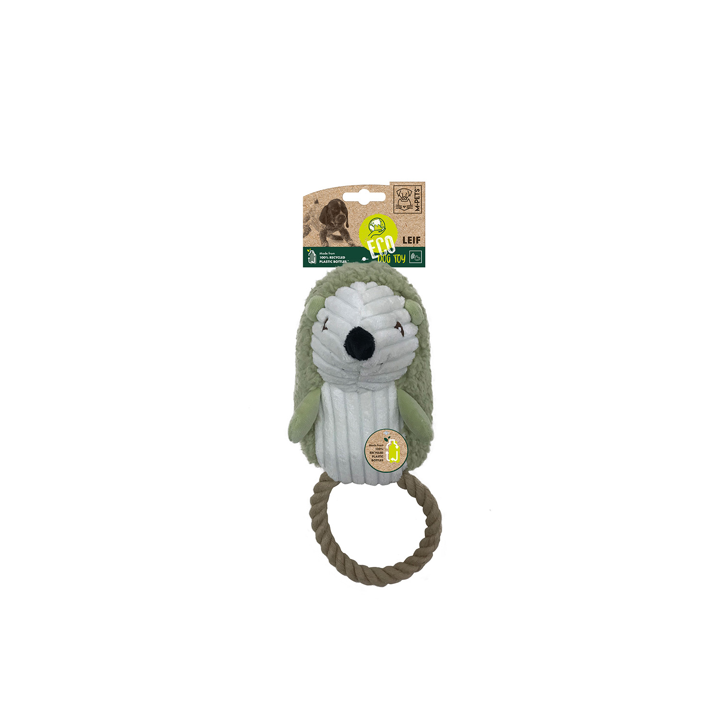 M-PETS LEIF KÖPEKLER İÇİN SEVİMLİ KİRPİ OYUNCAK