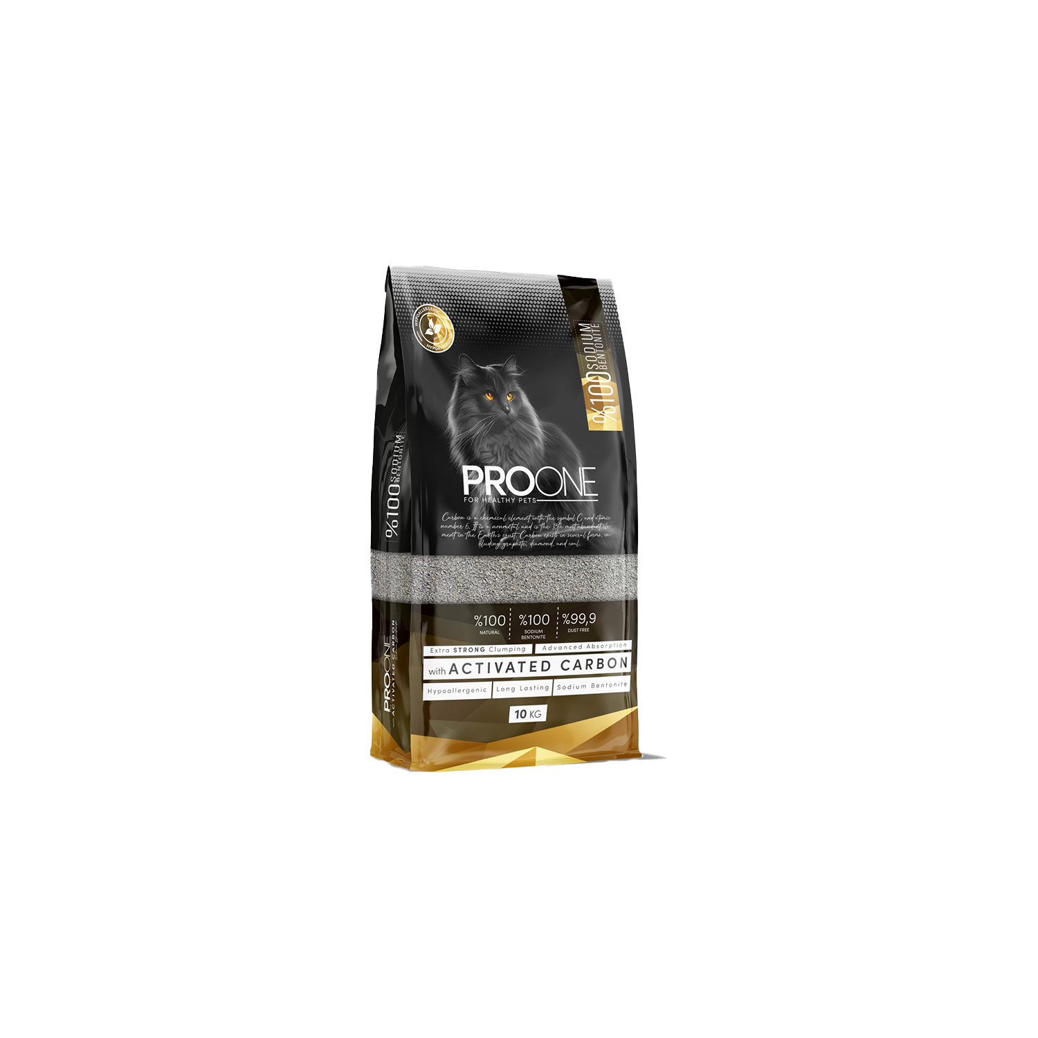 PROONE ACTİVE CARBON KEDİ KUMU 10 KG