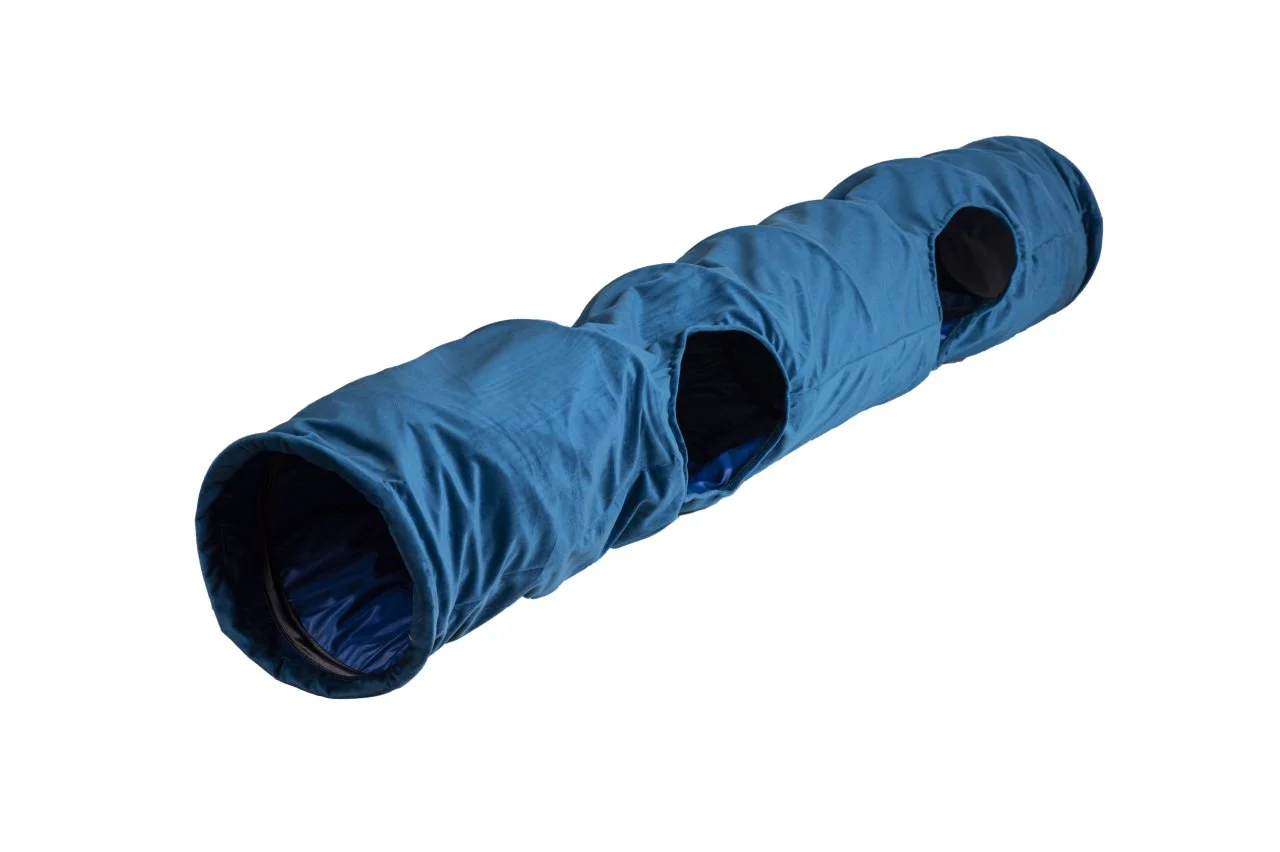 LİON KEDİ OYUNCAK 25X150CM-MAVİ