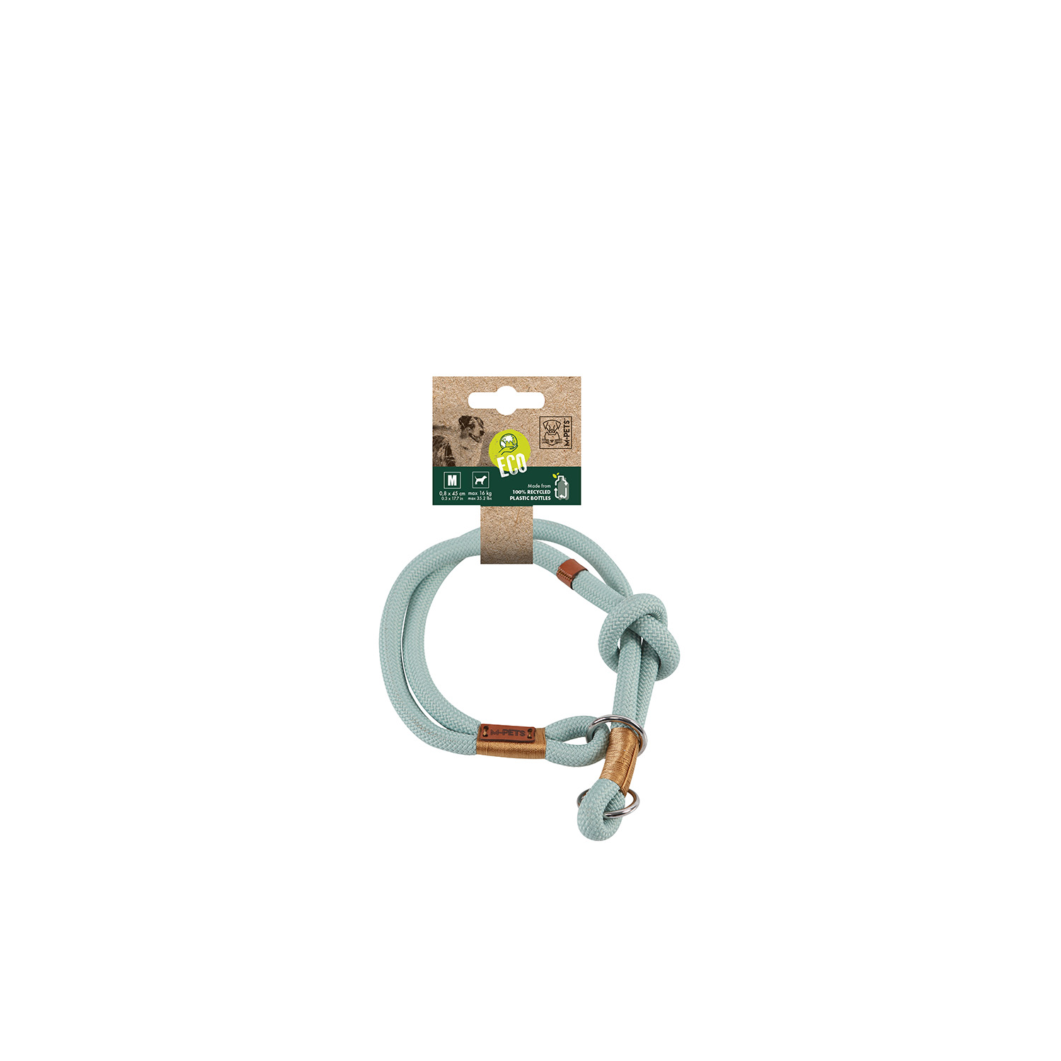 M-PETS ECO KÖPEKLER İÇİN BOYUN TASMASI HALAT BLUE (M)