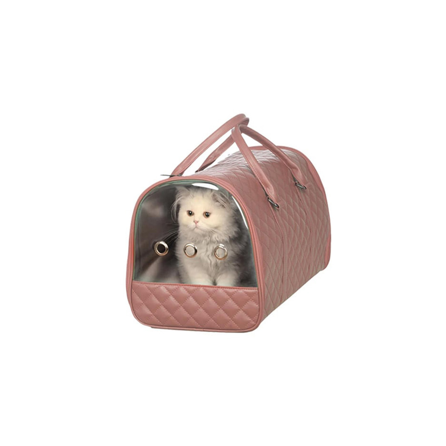 MOLİNA KEDİ KÖPEK DERİ TAŞIMA ÇANTASI SOMON 28X47X30
