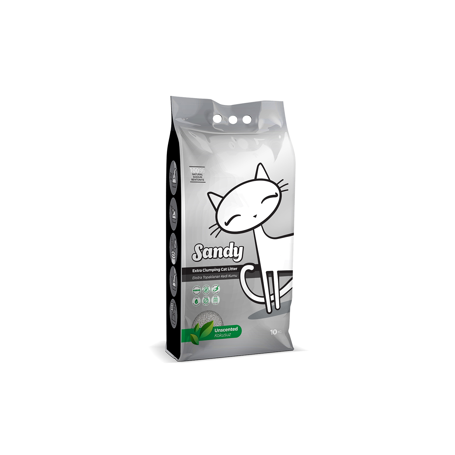 SANDY UNSCENTED 10 KG.