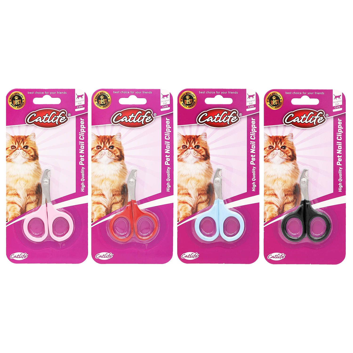CATLİFE KEDİLER İÇİN TIRNAK MAKASI 8X5,5CM MİX