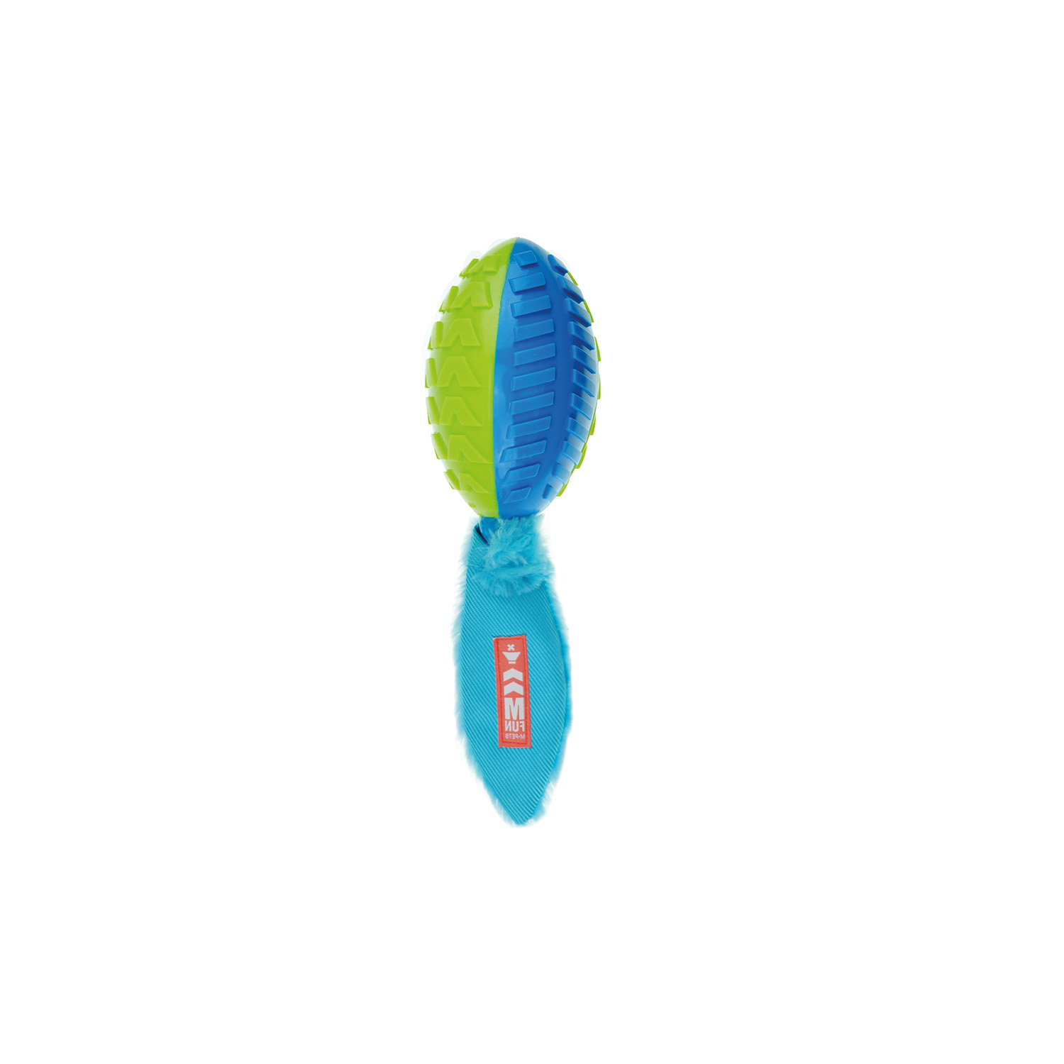 M-PETS ON/OFF SHELLY KÖPEKLER İÇİN KAUÇUK OYUNCAK BLUE/GREEN