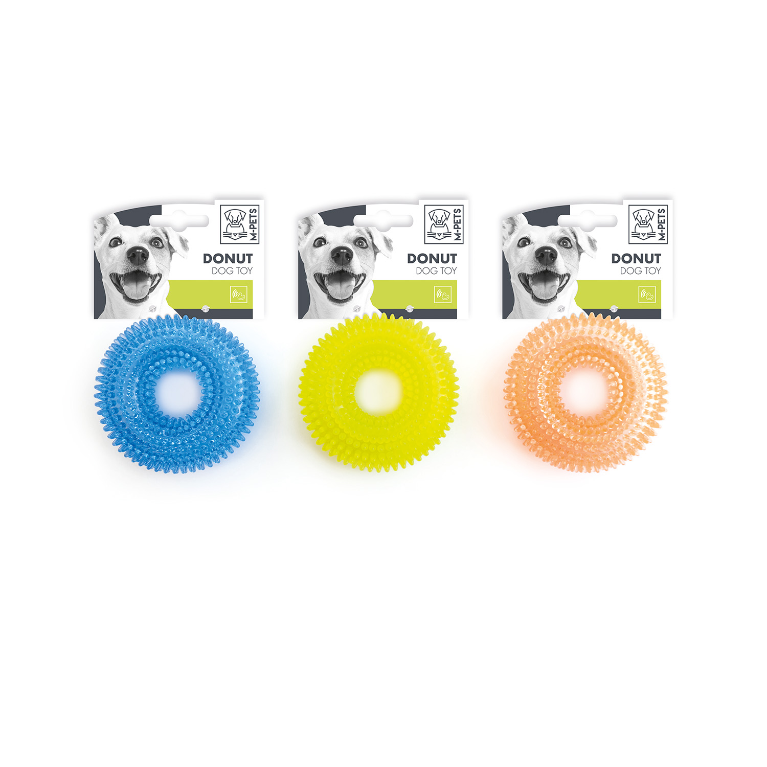 M-PETS DONUT KÖPEK OYUNCAĞI MİX COLOR 9CM