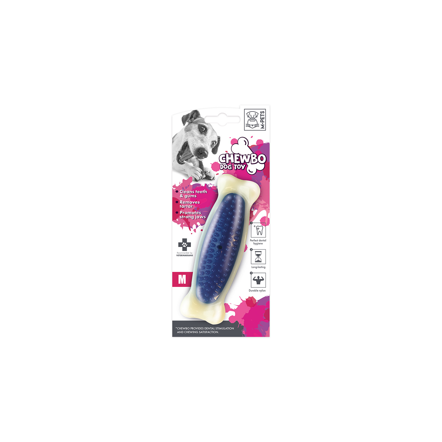 M-PETS CHEWBO BONE DENTAL KÖPEK OYUNCAĞI (M)