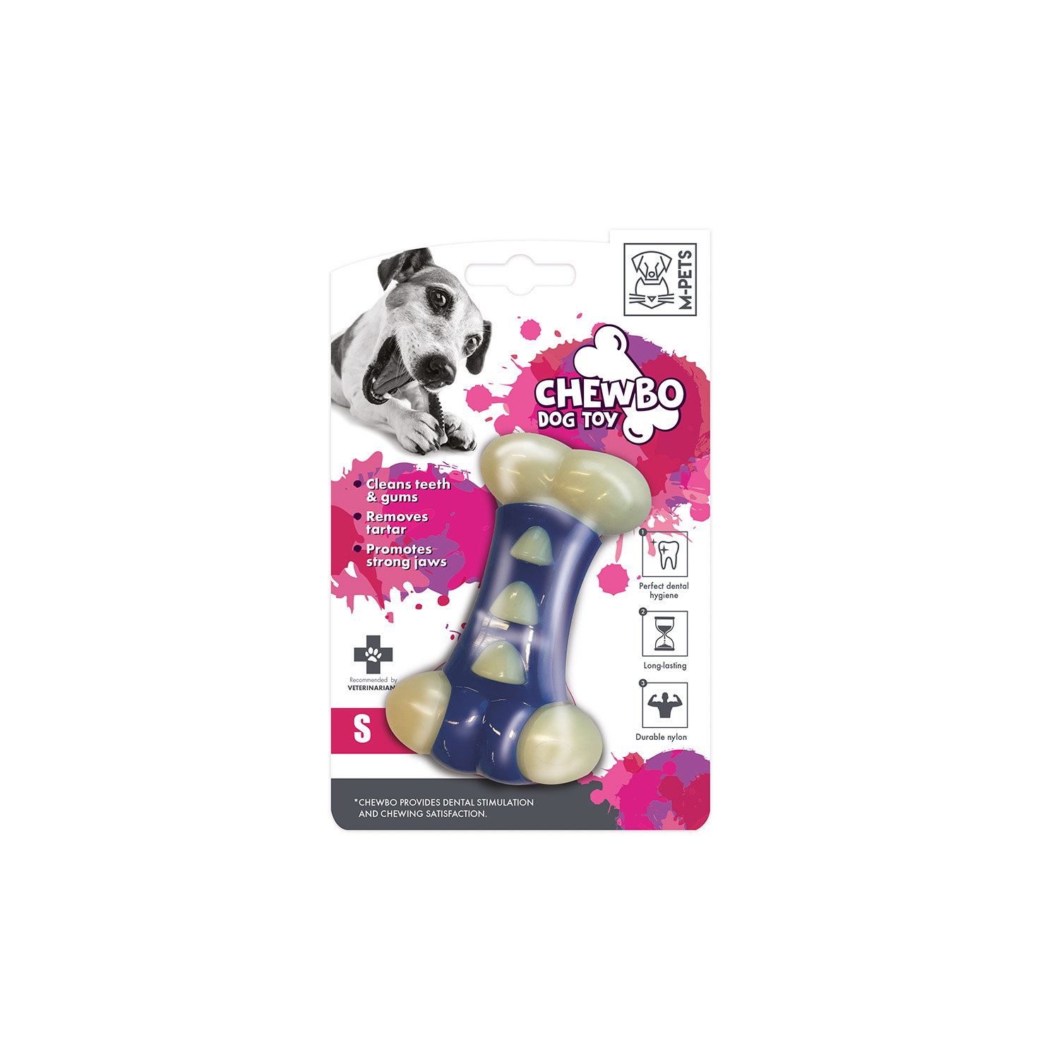 M-PETS CHEWBO TRIBONE DENTAL KÖPEK OYUNCAĞI (S)