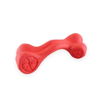 RUBBER KÖPEKLER İÇİN KIRMIZI TEKERLEK ÖDÜL OYUNCAĞI, 17CM
